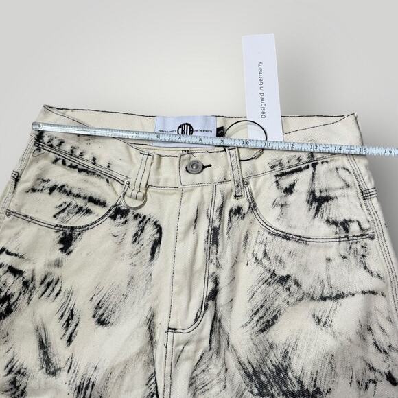 NWT CRTA© "SPLINTER" DENIM JEANS sz S L28 - Picture 6 of 9